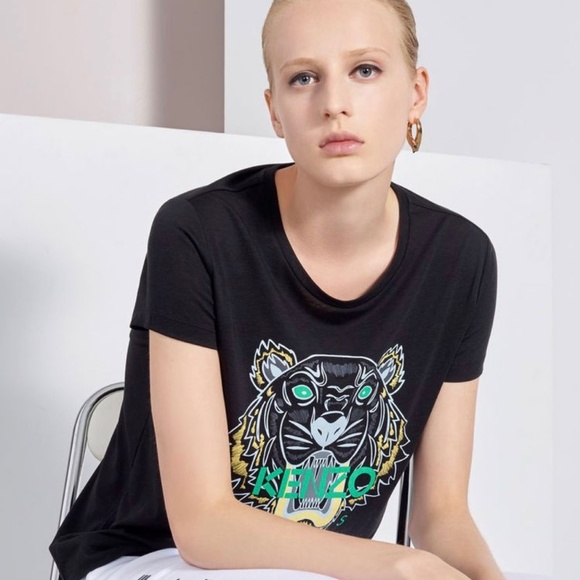 black and green kenzo t shirt